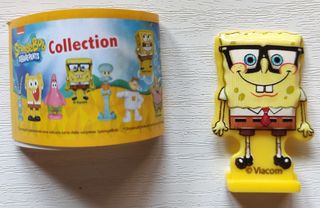 Lotto 2 sorpresine di SpongeBob Ovetti Zaini - NEW