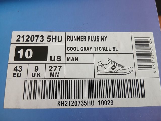 Zapatillas Lotto Runner Plus 43