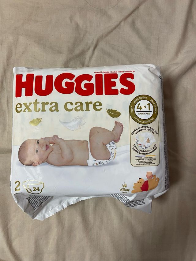 Pañales Huggies Extra Care Talla 2