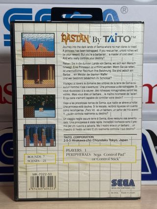 Rastan - Sega Master System