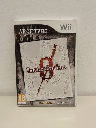 Resident Evil Zero archives wii 