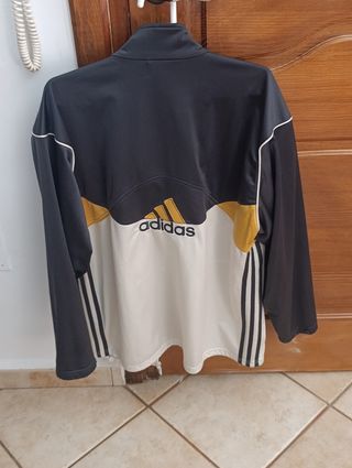 Chaqueta Adidas beige-negro