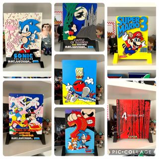 PORTADAS 3D VIDEOJUEGOS (Sonic, Mario, etc)