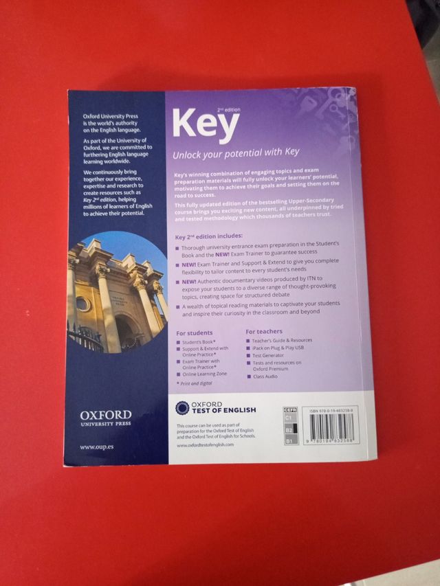 Key to Bachillerato 2. Student's Book. 2 Edition