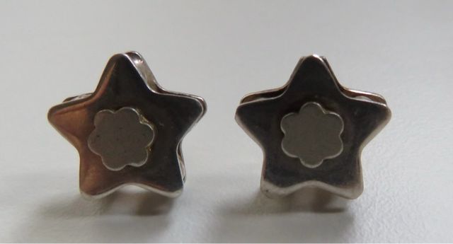 Pendientes plata 925 estrella