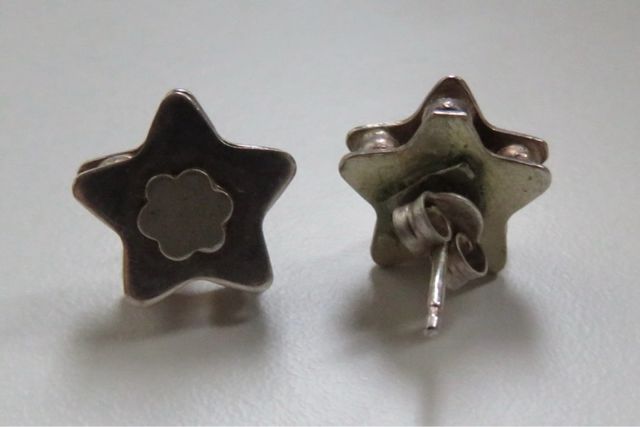 Pendientes plata 925 estrella