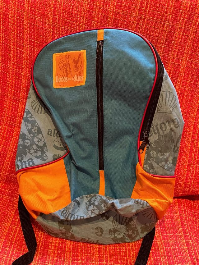 Mochila Locos x el Surf - Azul Naranja