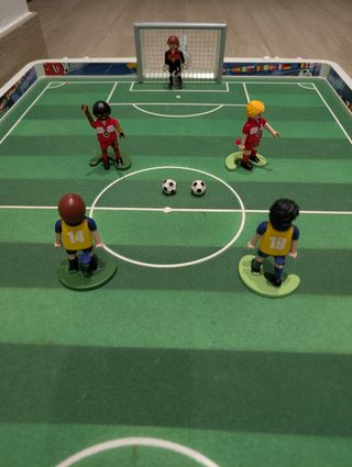 Futbolín Playmobil Maletín
