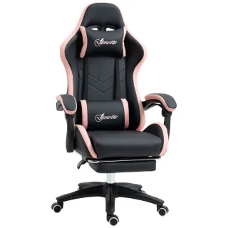 Sedia da Gaming ad Altezza Regolabile con Poggiate