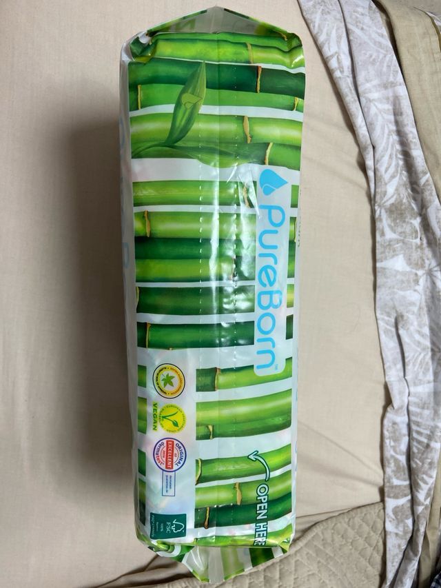 Pañales PureBorn orgánico bambú talla 2