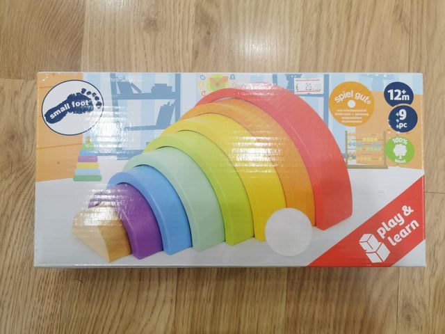 Arcoiris madera - Juego apilable