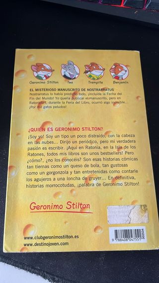 El Misterioso Manuscrito De Nostrarratus (Geron...