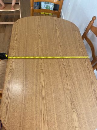 Mesa cocina + 5 sillas madera