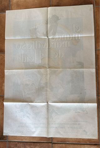 El mundo maravilloso de Heidi poster original