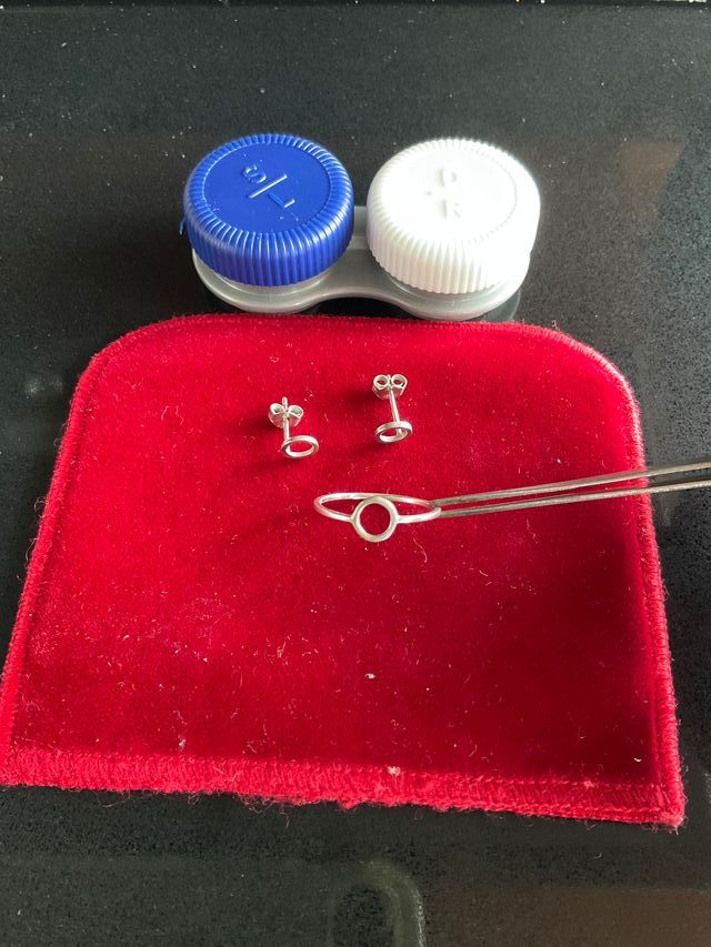 conjunto pendientes y anillo plata 925