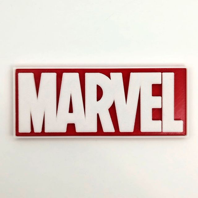 Logo Marvel 3D