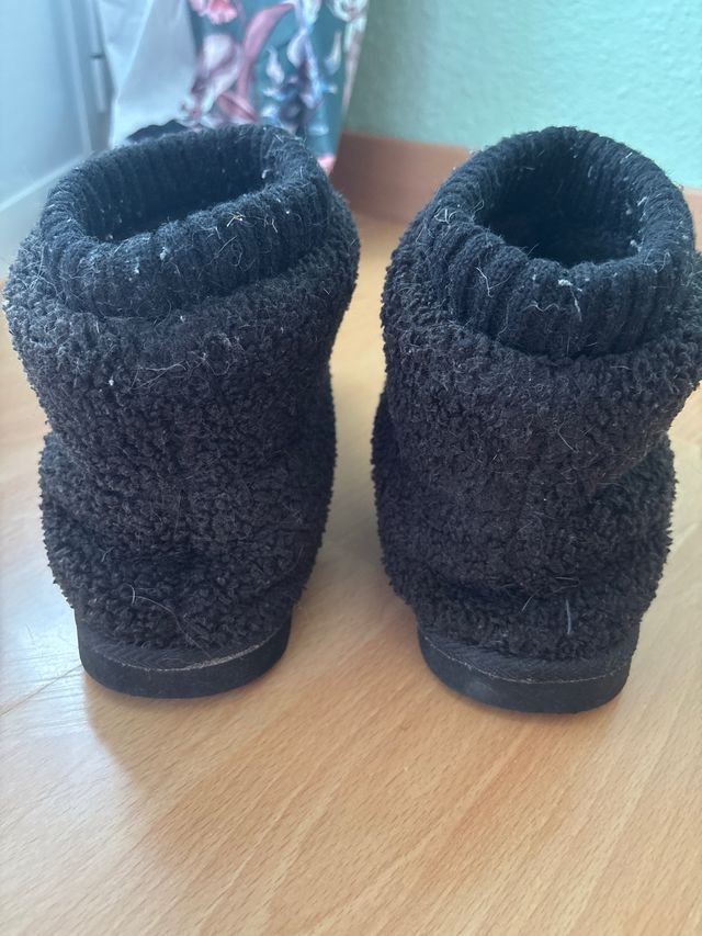 Botas de borreguillo negras