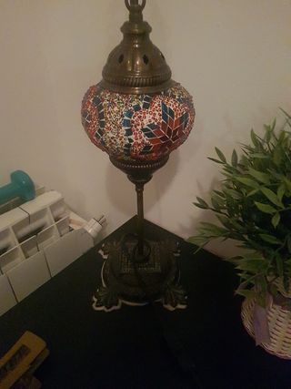 1 Lámparas Mosaico Boho
Y 2 más pequeñas de mesill