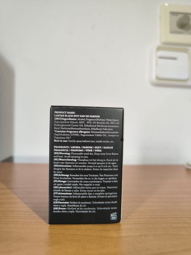 Lastar Black Suit Colonia Hombre