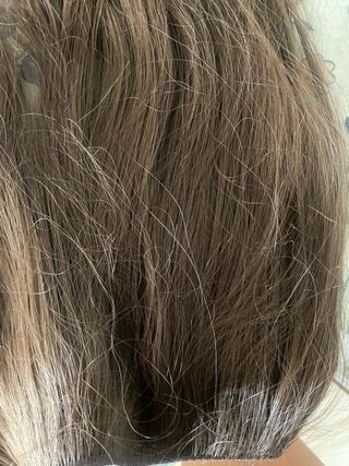 Extensiones pelo castaño