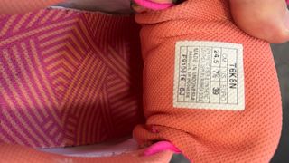 Zapatillas Asics running mujer rosa