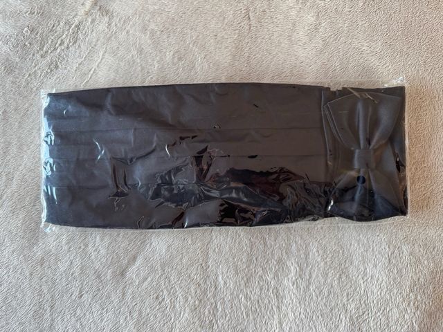 Set Smoking Nero: Papillon, Fascia & Pochette