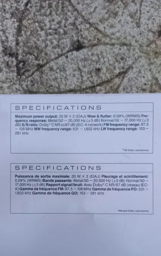 Radio-cassette Pioneer KEH-9080B