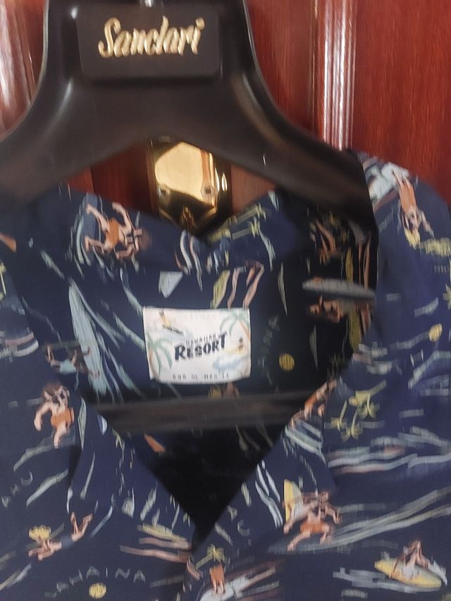Camisa hawaiana caballero