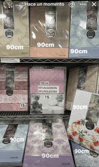 Sábanas Tolrá 3pcs Algodón/Poliéster