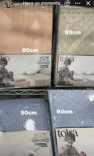 Sábanas Tolrá 3pcs Algodón/Poliéster