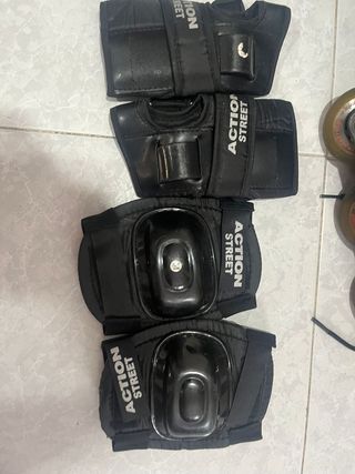 Patines en línea + protecciones talla 42