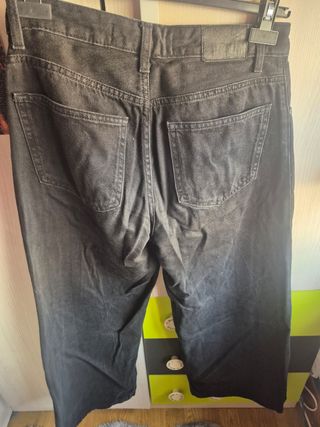 Pantalones rectos Bershka negros