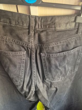 Pantalones rectos Bershka negros
