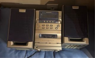 Minicadena Aiwa dorada