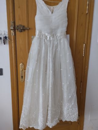 Vestido novia blanco - Talla 12