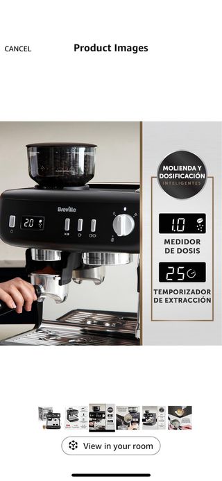 Cafetera Espresso Breville Barista Max