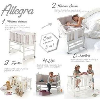 Cuna colecho Allegra - blanca