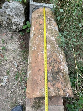 Tejas antiguas grandes - 70cm