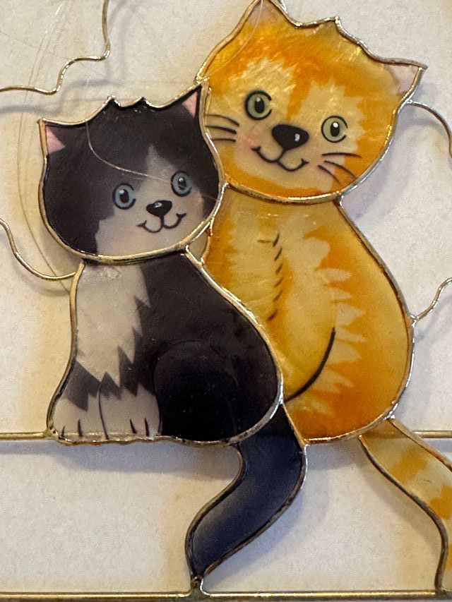 Adorno de gatitos - Nacar