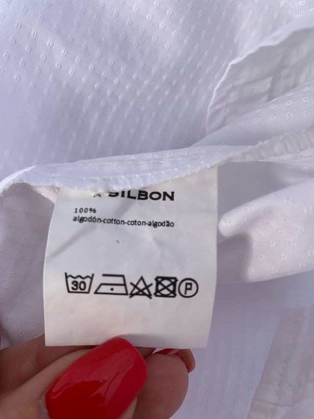 Camisa Silbon blanca talla S