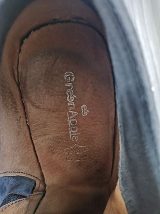 Tacones cuña grises talla 38