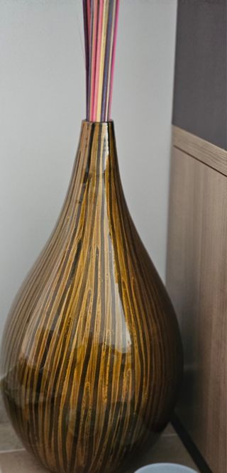 Jarrón decorativo - Cañas multicolor