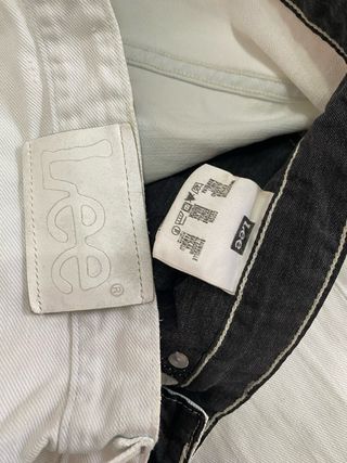 Pantalones Lee blancos talla44cm de cintura