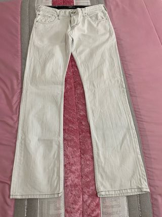 Pantalones Lee blancos talla44cm de cintura