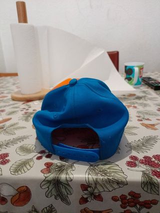 Gorra Sonic the Hedgehog azul-naranja