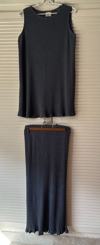 Conjunto punto: camiseta & falda + OBSEQUIO COLLAR