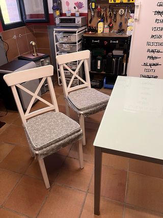 Mesa cristal & hierro