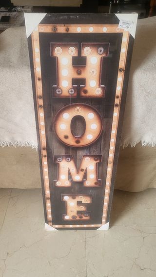 Cuadro decorativo HOME