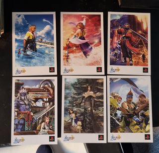 Final Fantasy X [PS2] Postales oficiales 