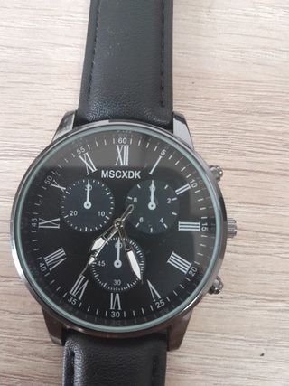 Reloj MSCXDK cuero negro